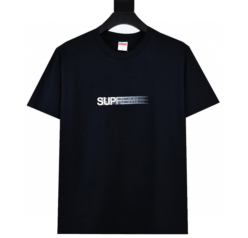 ヘビーウェイトクロスボーダー アメリカンファッション Supreme レタープリント Tシャツ BOX ラウンドネック 半袖 メンズ レディース ゆったり カジュアル Tシャツ 男女兼用