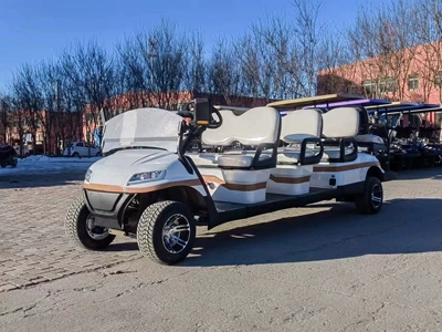 Sightseeing Vehicle, Elektrikli qolf avtomobilləri - open-top-golf-cart