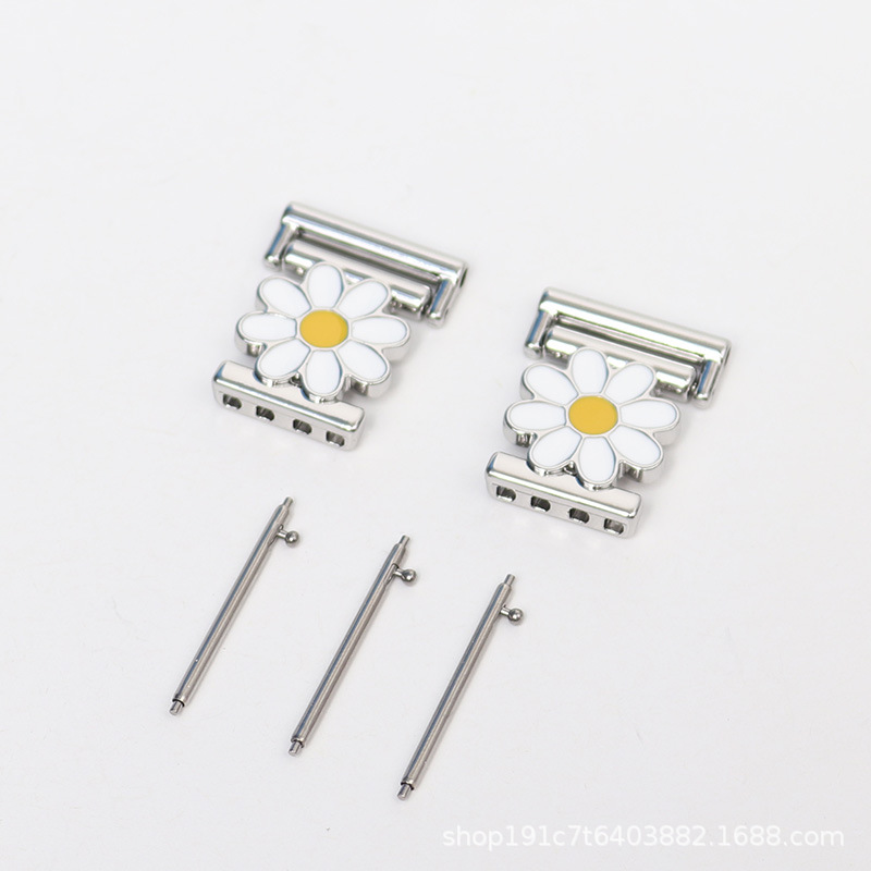 Hoa hướng dương trắng / Giao diện 18mm (kèm kim tháo nhanh)