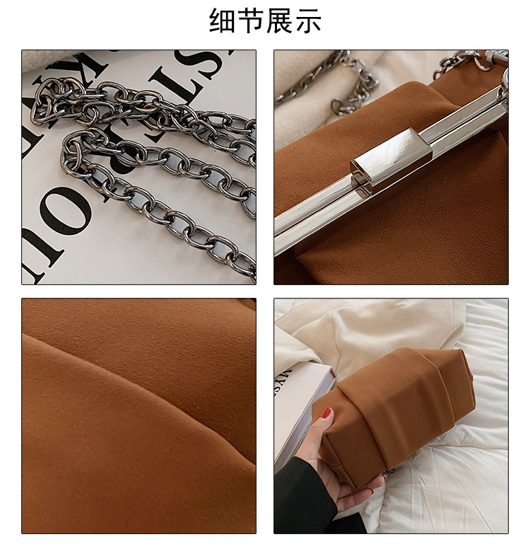 Fashion Underarm Bag 2021 Autumn And Winter New Style Chain Diagonal Female Bag Wholesale display picture 12