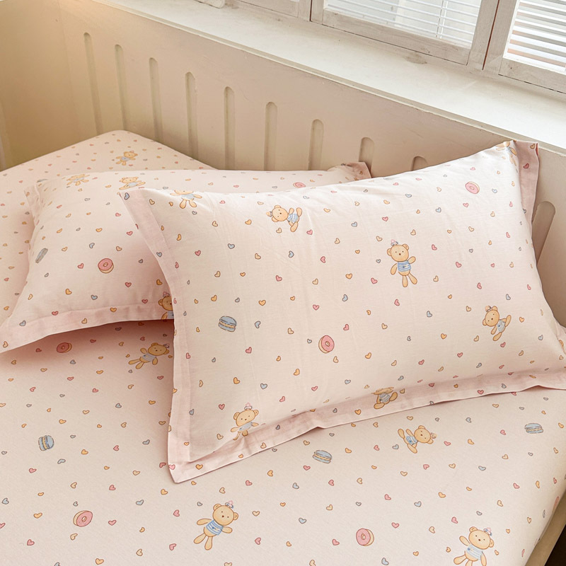 Funda de almohada de algodón de celebridades de Internet Un par de fundas de almohada de algodón 48x74cm Juego completo de fundas de almohada para un solo hogar Funda interior para mujer