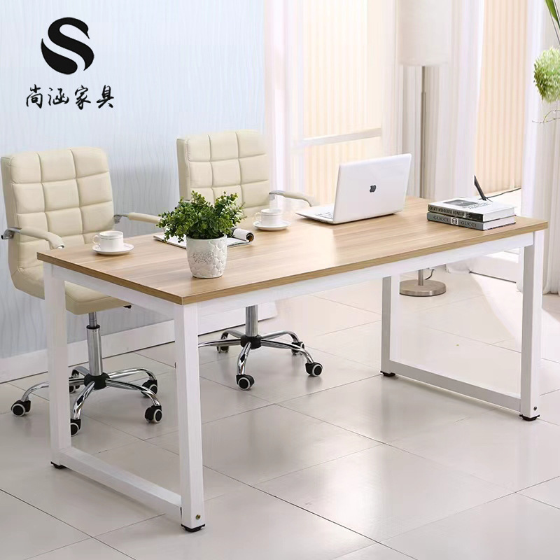 Computer Desk, Desktop Home Study Desk, Bedroom Desk, Simple Office Desk, Staff Training Desk, Rectangular Large Table
