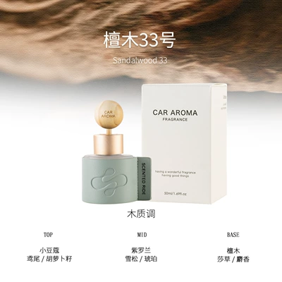 Car Perfume Aromatherapy: odor eliminator for the car - sandalwood-no-33-same-scent-as-famous-brands-50ml