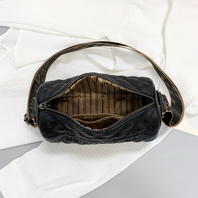 2024 nuevo bolso de tela de diamante de moda femenina simple de alta calidad mochila de cuero suave de moda mochila casual