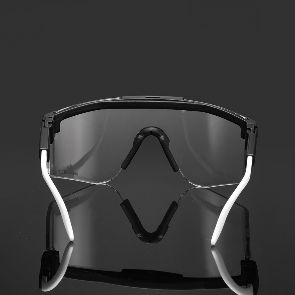 Gafas de una pieza de PC engrosadas sin marcas, gafas antivaho HD transparentes, gafas deportivas para exteriores de alta gama TR 495_voghion.com