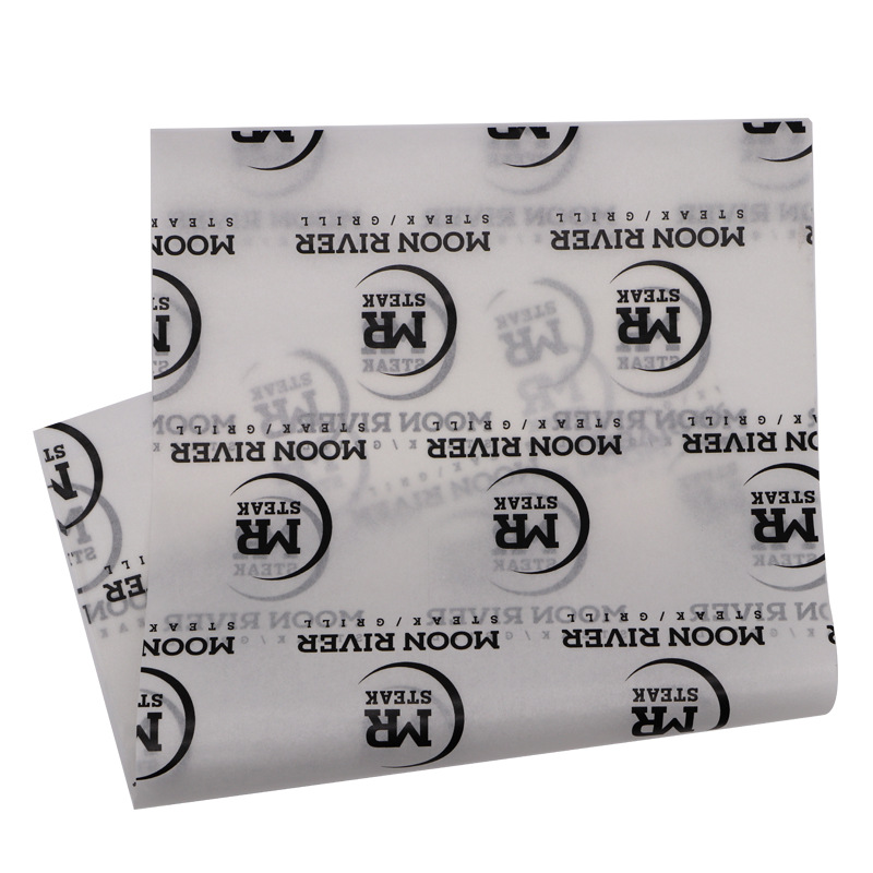 24g de papel de cera de papel de pera Impresión de logotipo patrón translúcido papel de copia papel de embalaje ropa forro Personalización de papel