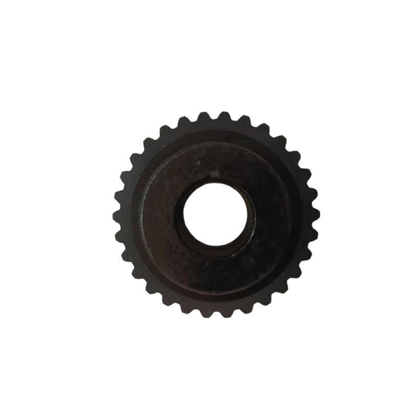 Double-row sprocket, bevel gear, helical gear, mechanical spur gear, non-standard custom-made 45# steel straight-tooth hard surface helical gear
