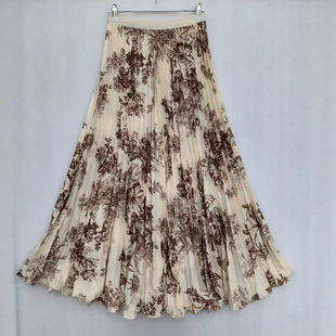 �W���羳�r��95cmӡ��ˮī����ȹ����ٴ�ͨ�ڸ����@���L��ȹ��