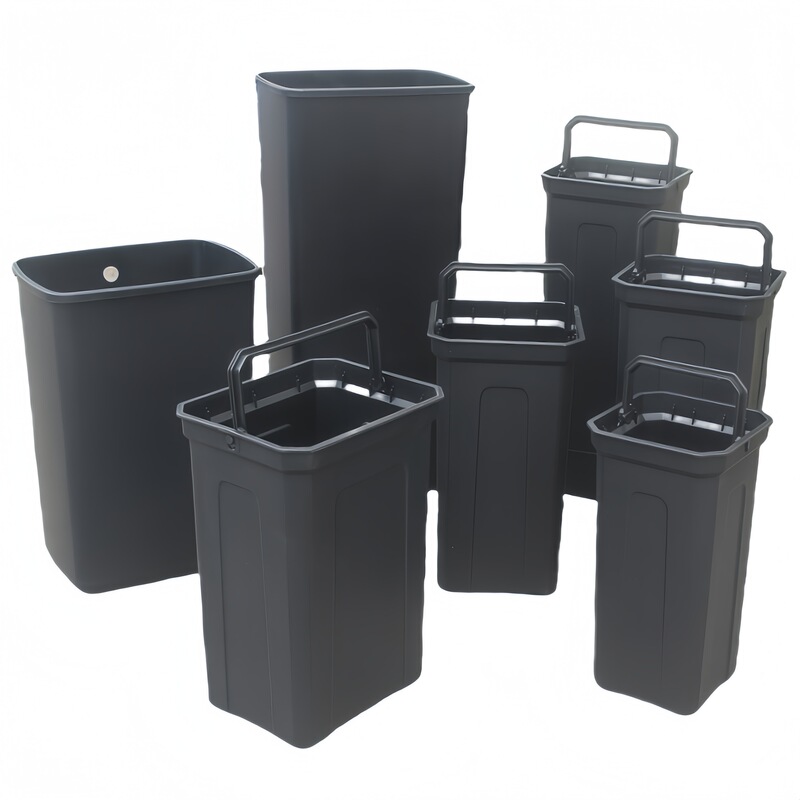 Outdoor Hotel Bucket Inner Bucket Hotel Plastic Bucket Free Shipping Plastic Square Inner Bucket Inner Bucket Black Ashash Bucket Trash Bin