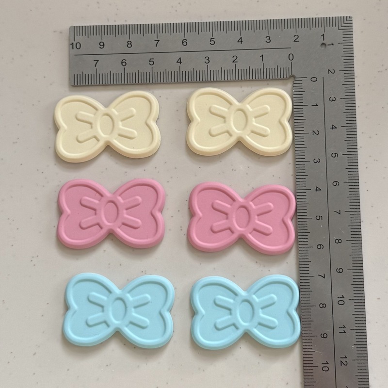 つや消しクリームキャンディーカラープリンセスリボンアクセサリー diy 蝶ネクタイ手作り素材下駄アクセサリー卸売|undefined