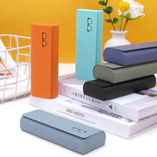 新款复古手工眼镜盒时尚学生皮质便捷眼镜儿童近视镜眼镜盒