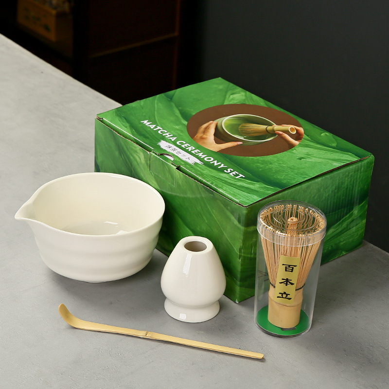 抹茶茶碗日本式抹茶宋代点茶道具陶磁器茶碗カップミキサー抹茶ブラシ茶コップセット|undefined