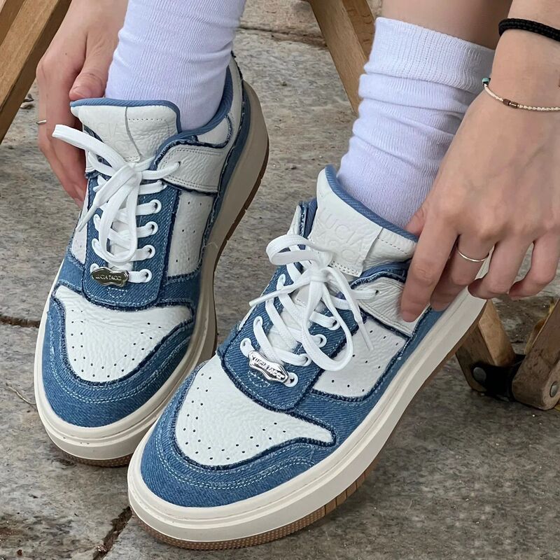 Clearance Sale 2025 Celebrity Style Multi-Color Patchwork Sneakers College Style Round Toe Lace-Up Casual Women's Shoes Clearance Sale 2025 Celebrity Style Multi-Color Patchwork Sneakers College Style Round Toe Lace-Up Casual Women's Shoes