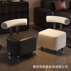 背もたれタイプの滑車の腰掛けの小さい腰掛けの家庭用の低い腰掛けのソファーの腰掛けの小さい腰掛けの入り口は靴の腰掛けを換えて小さい椅子を移動します。