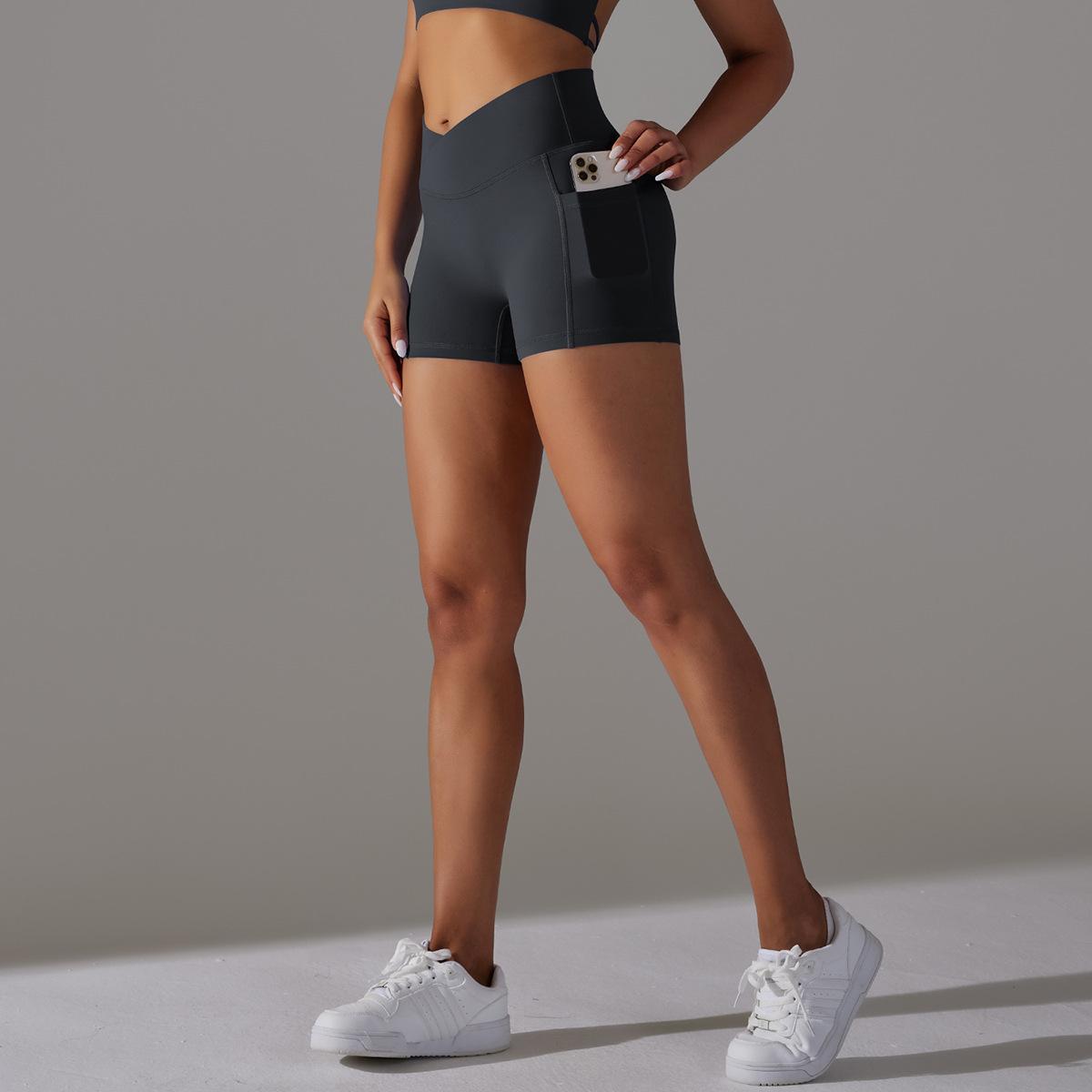 Einfacher Stil Sport Einfarbig Nylon Aktive Böden Kurze Hose display picture 17