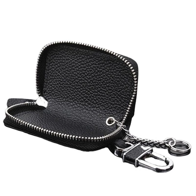 Pattern Head Layer Cowhide Key: Car key bag