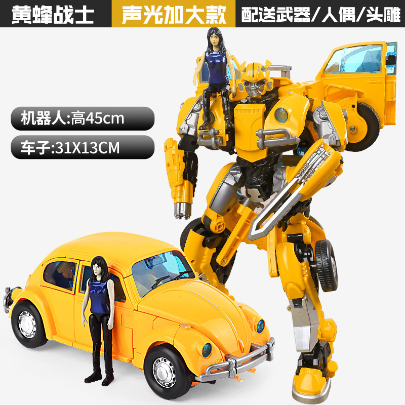 Colección de deformación Flying Sky Fire Optimus Juguetes Wasp Steel Cable Dragon Inspector Tanque Avión Modelo Comuna