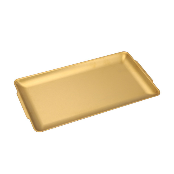 Golden dinner plate stainless steel