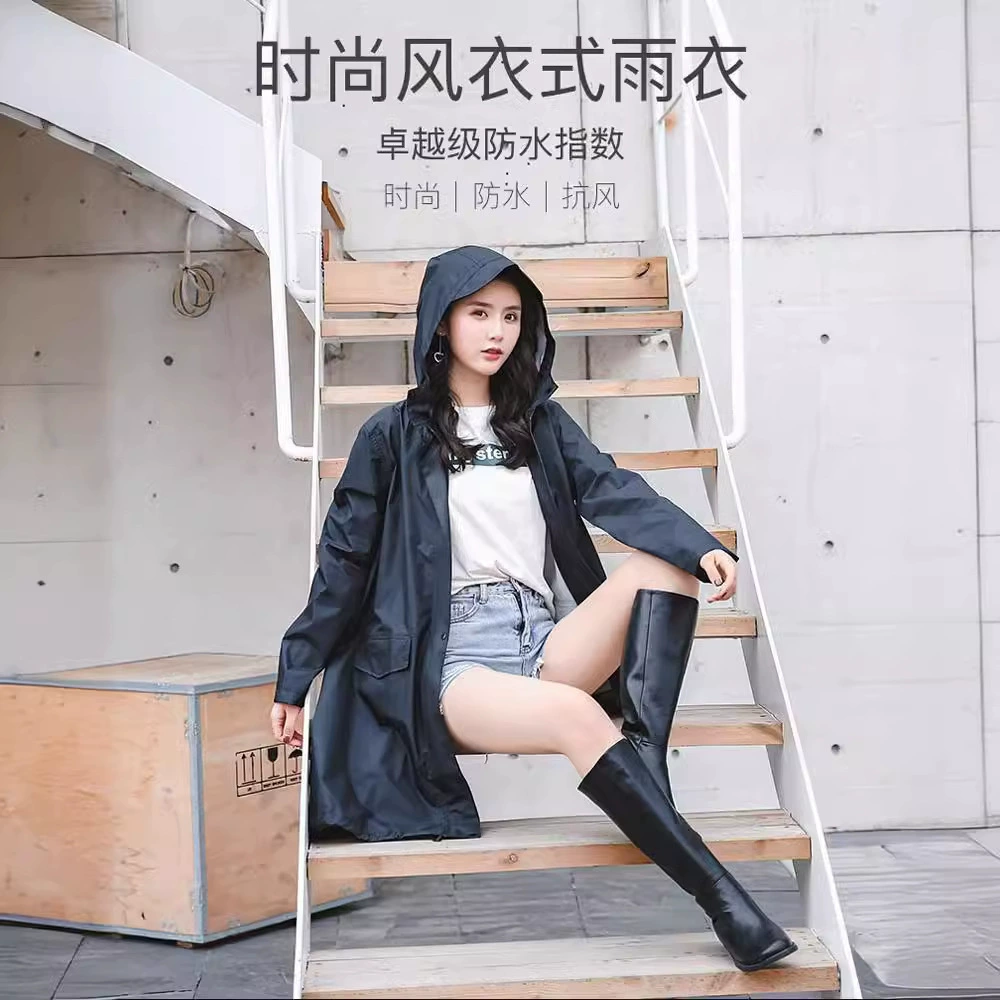 Fashionable waterproof raincoat