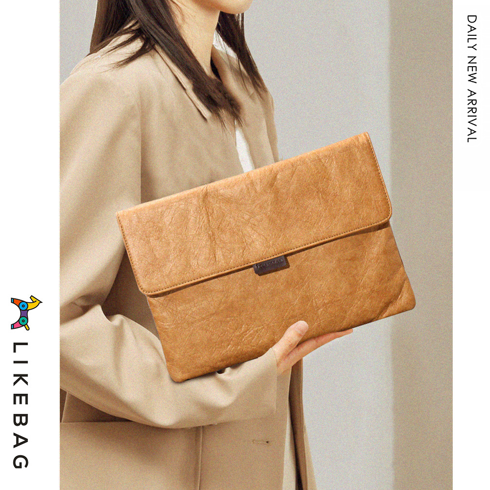 Printed Japanese Dupont Paper Tablet Bag Special Earthquake-resistant Hand Storage Bag Data Cable Protective Cover