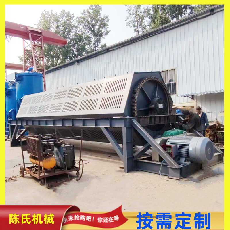 火烧铁干磨机 钢管钢筋翻新除锈六角滚筒抛光机 竹片去毛刺干磨机