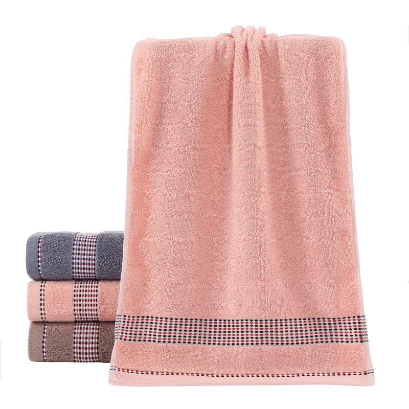 Soft Absorbent Face Towel Plain Colour Comfortable Daily Use_voghion.com