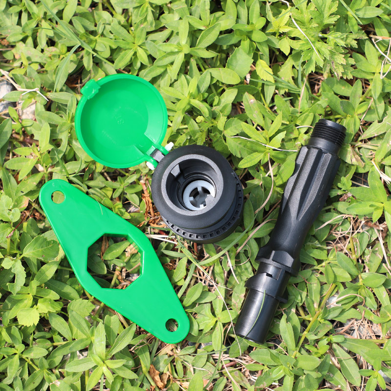 Válvula de toma de agua 6 minutos 1 pulgada dos especificaciones de jardín de tierras de cultivo de huerto accesorios de riego por pulverización no incluidos impuestos