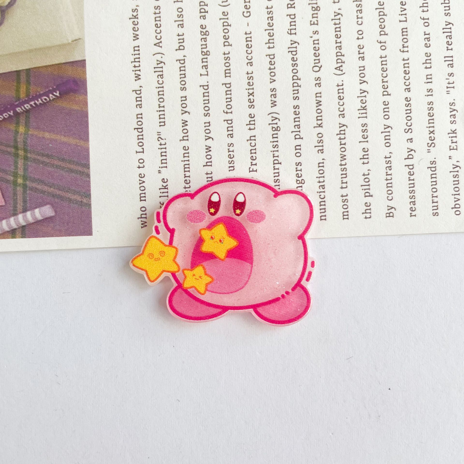 3cm * 2.4cm (싱글) 보다 침 별 q 카드