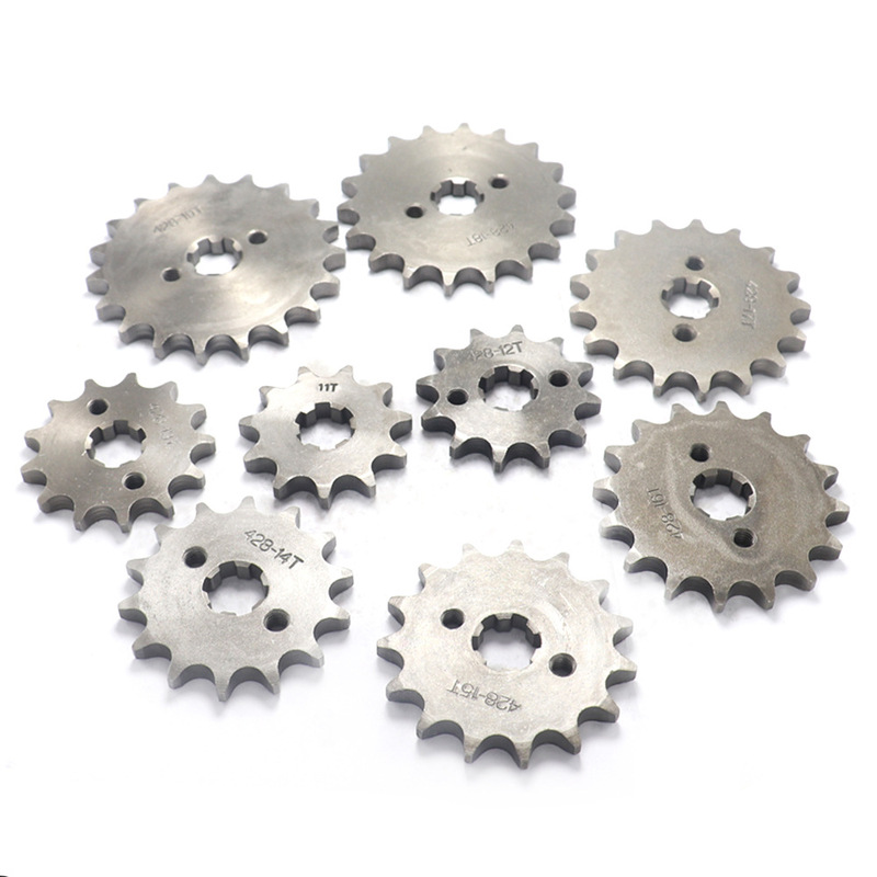 Wholesale off-road motorcycle modified small gaosai engine small sprocket tooth plate small fly 428 Type 10 to 19 teeth