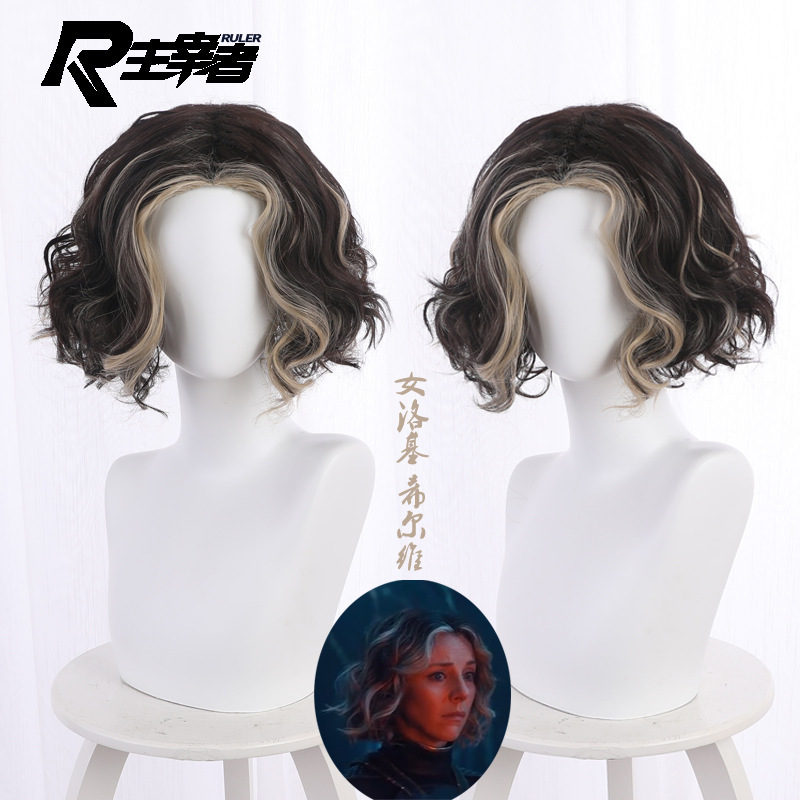 [No in stock] Master 2021 Marvel female Loki Hill Wei short curly cos wig 405P