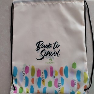 Can be tied pocket storage bag without tied mouth drawstring silk screen printing packaging bag