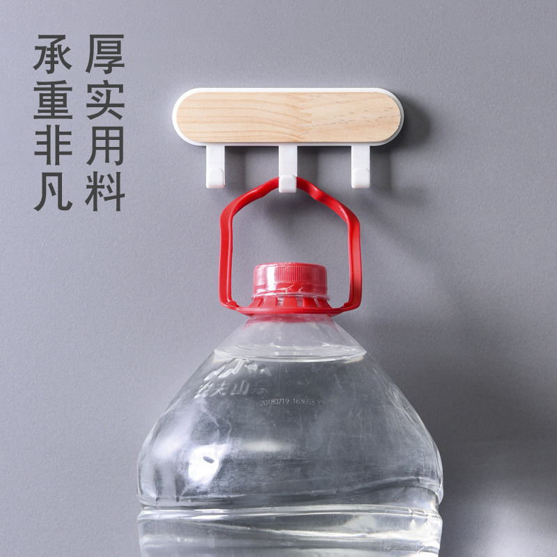 Gancho de pino creativo - Sin perforar, adhesivo AVS, montado en pared, para puertas, ventanas, ropa y cocina, venta al por mayor de fábrica