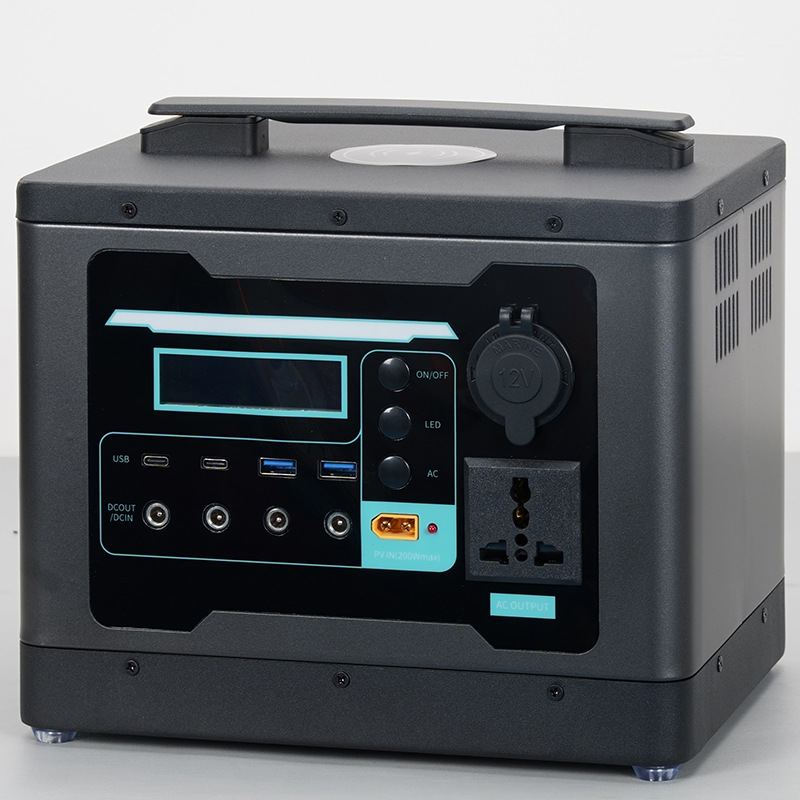 Batería de litio de almacenamiento de energía estándar estadounidense de 110V dedicada en Taiwán, fuente de alimentación de emergencia móvil al aire libre de alta potencia y gran capacidad