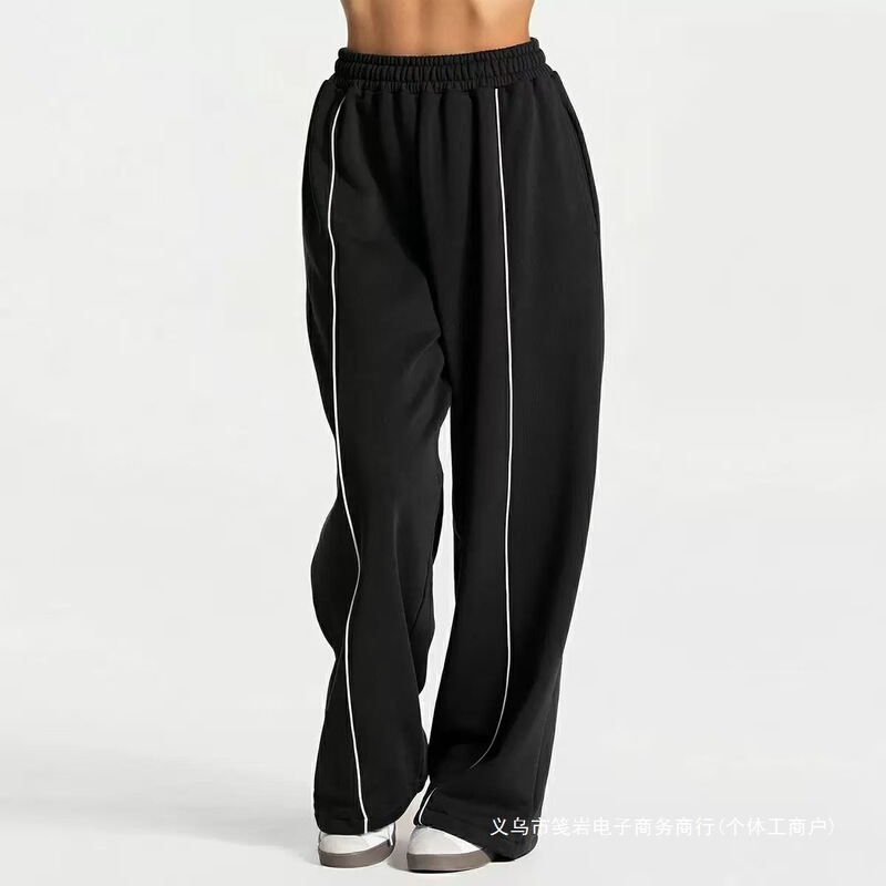 2026 New Autumn/Winter Loose-Fit Jogging Pants, Trendy, Fashionable, Comfortable, Casual, Straight-Leg, High-Waisted, Fitness Sports Pants 2026 New Autumn/Winter Loose-Fit Jogging Pants, Trendy, Fashionable, Comfortable, Casual, Straight-Leg, High-Waisted, Fitness Sports Pants