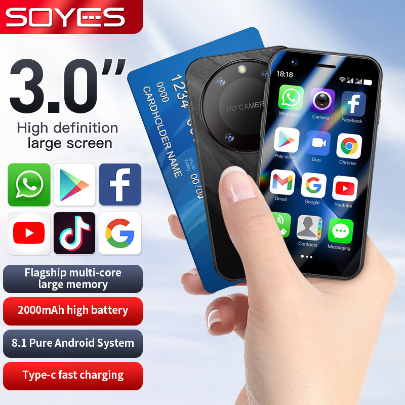Soye F8Promax Cross-Border Mini Smartphone 3g Android Quad-Core Dual Sim Dual Standby Google Small Phone