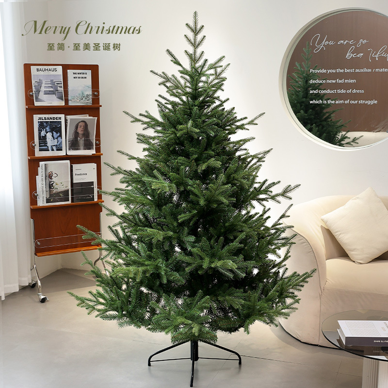 Gran árbol de Navidad decoración para el hogar 1.5 / 1.8m cifrado árbol desnudo ornamentación diy 2025 nuevo diseño de Navidad