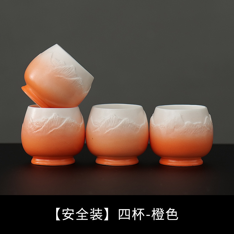 Guochao Qianli Jiangshan ティーカップとワイングラス ギフトボックス 父の日、端午節、長老、教師へのギフトギフトセット|undefined