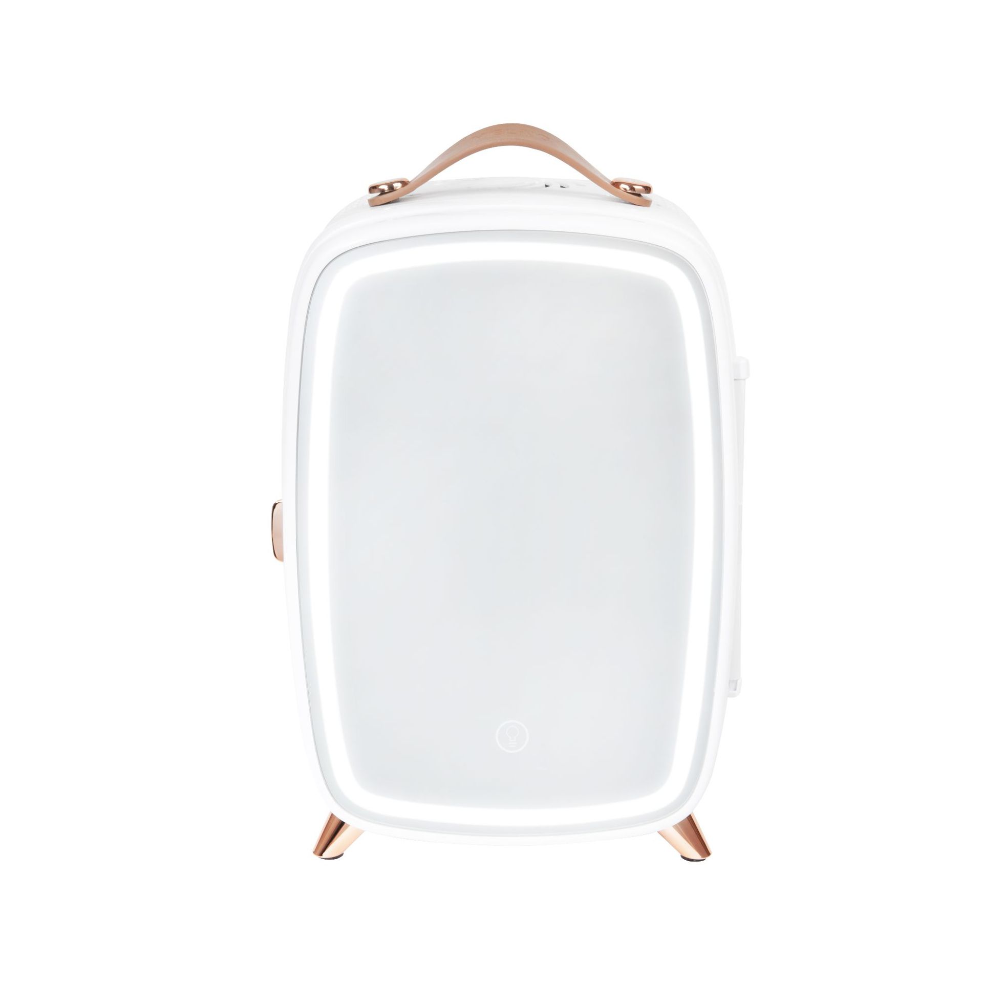 Procesamiento personalizado 6L espejo LED cosméticos refrigerador hogar dormitorio mini refrigerador pequeño refrigerador de belleza portátil