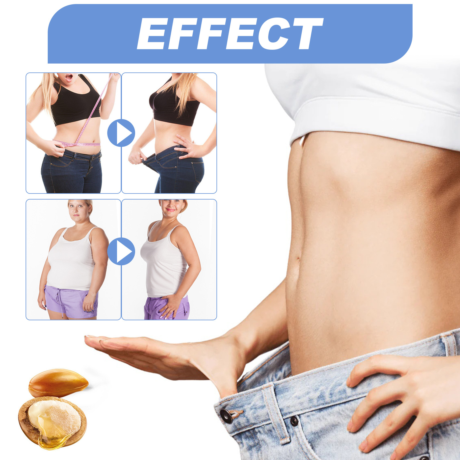 2024 Shaping for Abdominal Massage, Firming Arms and Thighs Shaping, Showing a Curved Body Beauty Cream_voghion.com