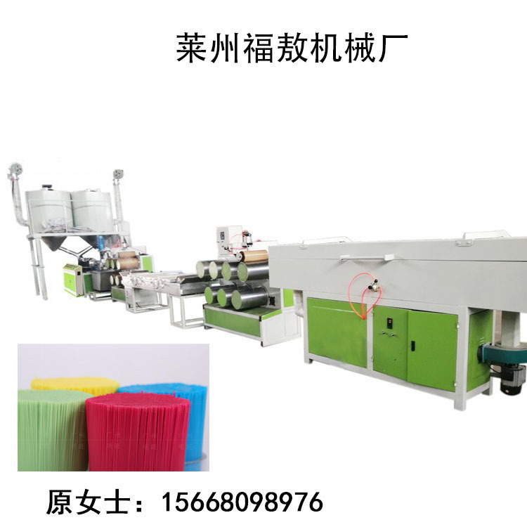 PET塑料宠物绳圆丝拉丝机   聚酯料PET圆丝绳拉丝机械