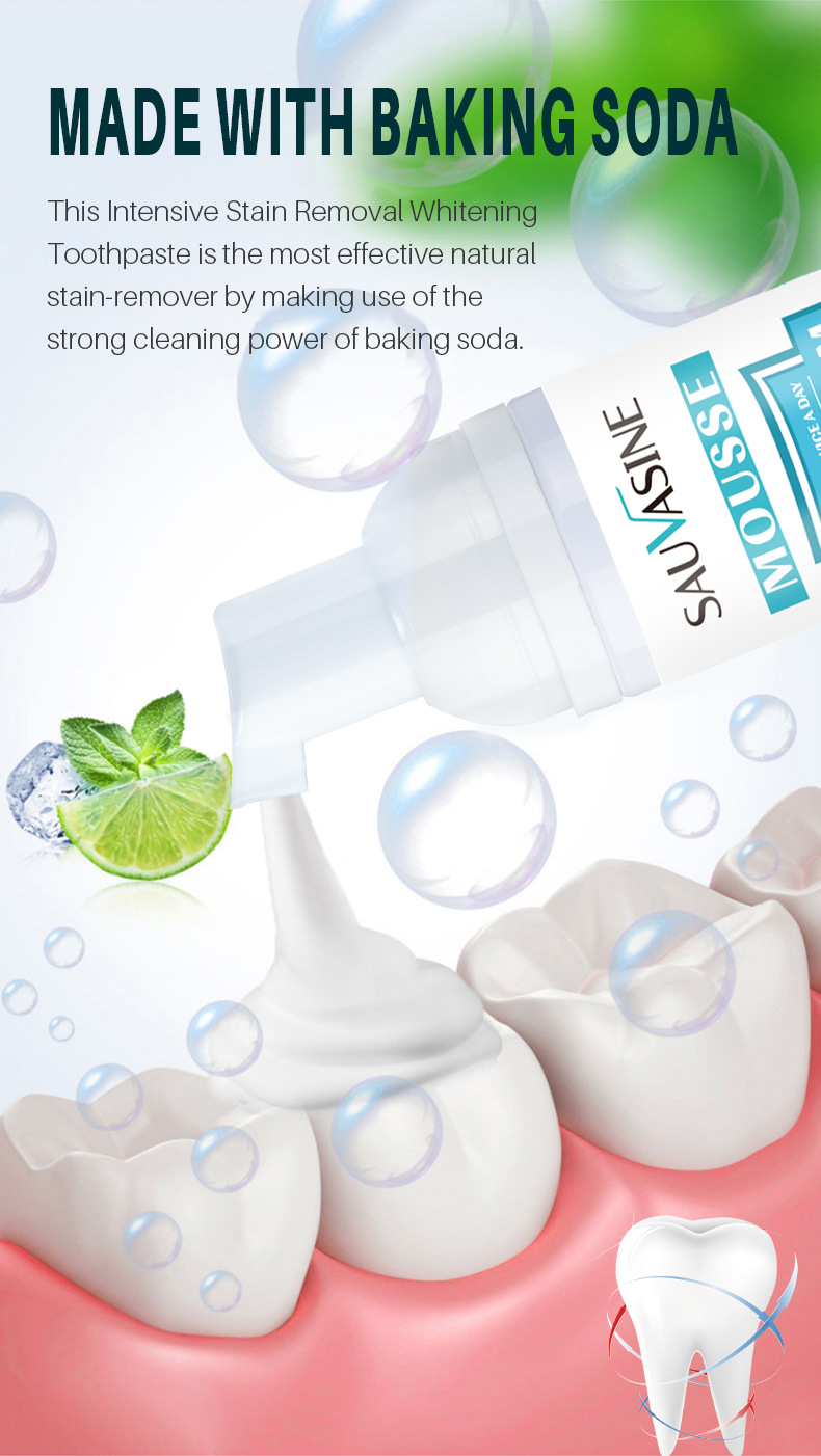 2023 nuova mousse per denti esplosiva Pulizia mousse per denti pulizia igiene orale alito fresco per rimuovere macchie di sigaretta dentifricio all'ingrosso_voghion.com