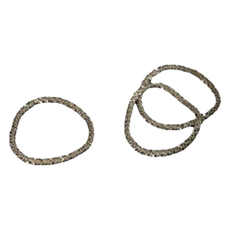 Кольцо в Корейском стиле, Женское кольцо, не выцветающий нишевый дизайн, полый глянцевый геометрический простой указательный палец, Открытое кольцо