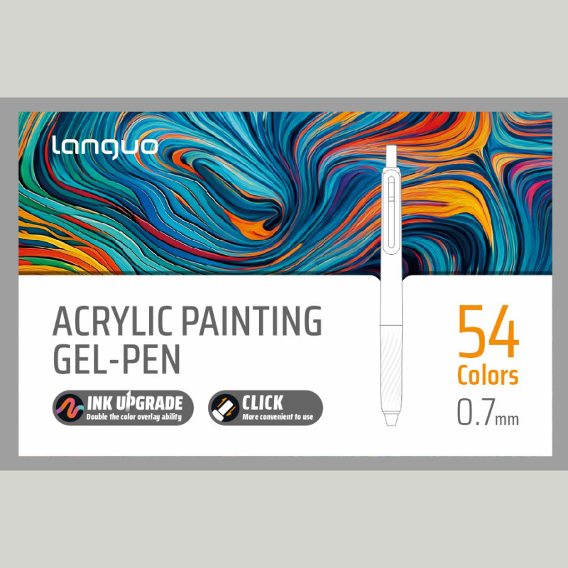 Languo 90 色プレスペン絵画大容量アクリルゲルペンアートカラー滑らかな水ペン卸売|undefined