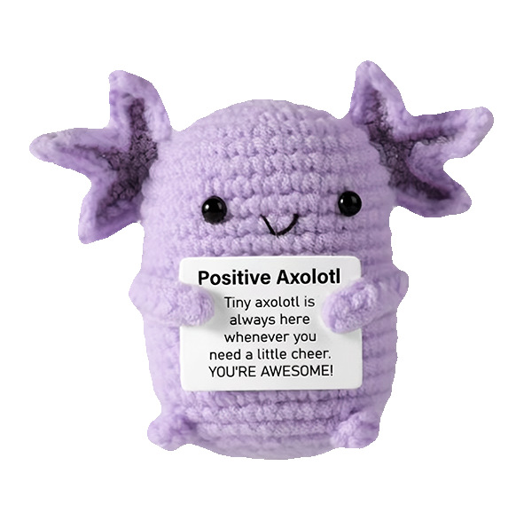 뚱뚱한 도롱뇽 본체 보라색 면 P 카드 3*4