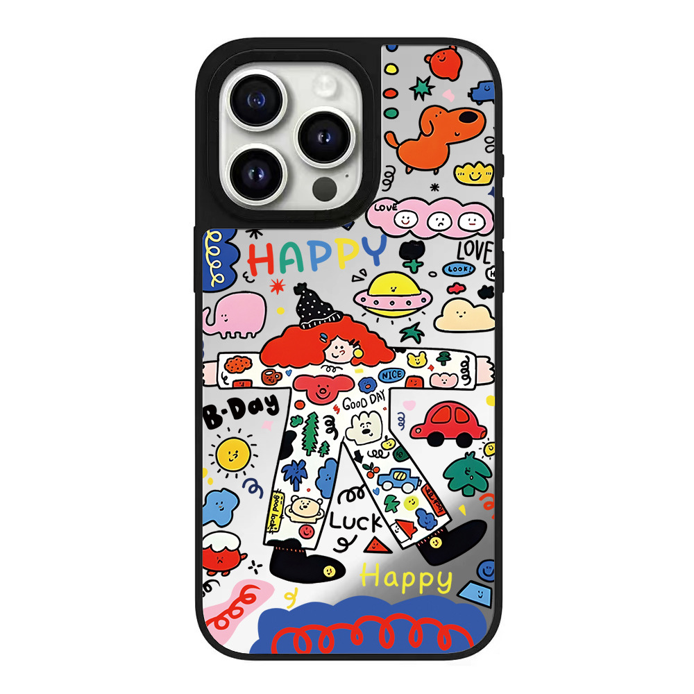 Phone Case For Iphone 16 Mirror Design Simple Creative Style_voghion.com