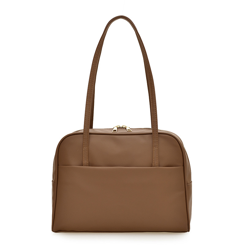 Bolsa de hombro de gran capacidad coreana para mujeres otoño 2024 nuevo bolso de brazo retro minimalista bolso de gran capacidad