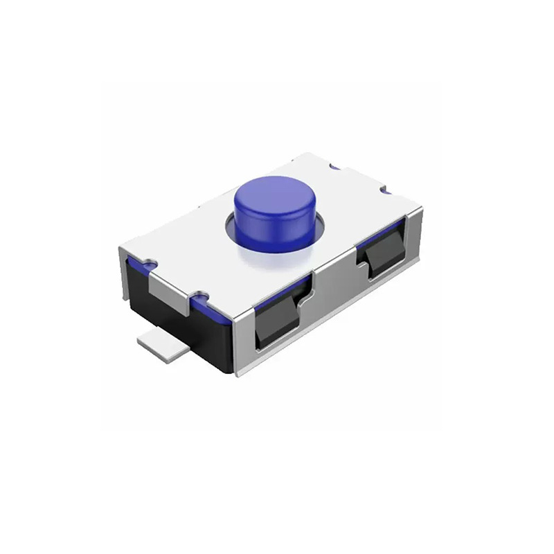 HS-3617（常闭）轻触开关3.8*6*2.5蓝钮硅胶按键贴片开关4*6*2.5