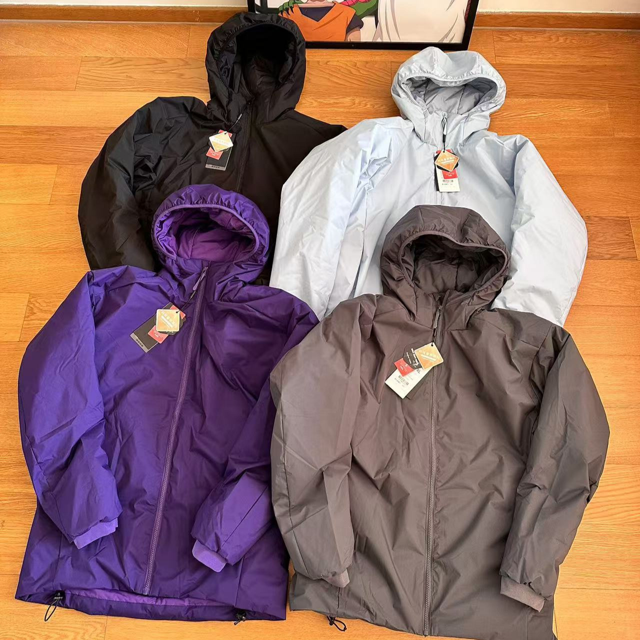 美式户外軍版阿瞳木轻量化三防连帽棉衣保暖抗寒百搭基础外套棉服