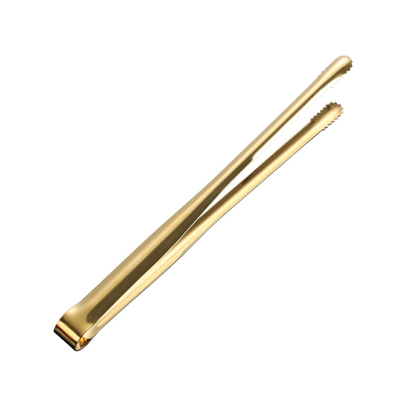 Acero inoxidable estilo coreano abrazadera de barbacoa pan casero abrazadera de carne buffet grueso alargado abrazadera de alimentos antideslizante grado de alimentos