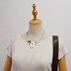 Brand fashionable mini-skirt, necklace, chain for key bag , suitable for import, simple and elegant design, European style